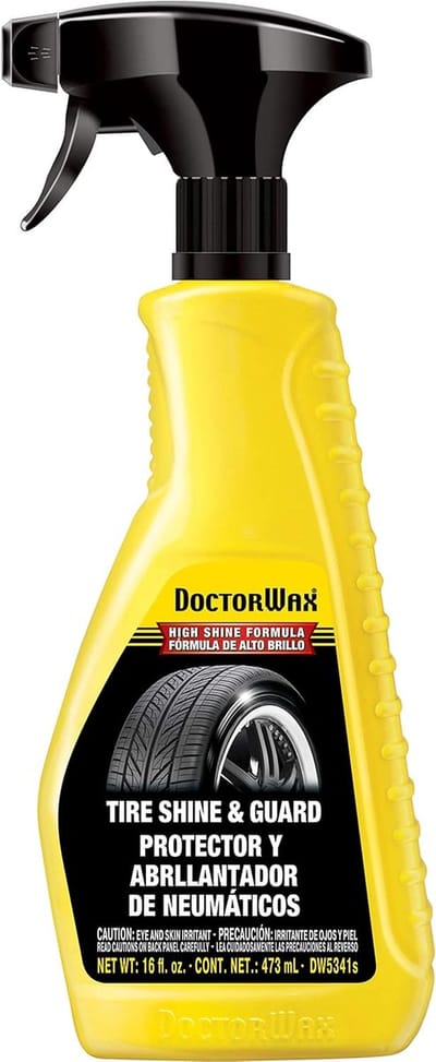 Banden Glans - Zijwand Dressing - Auto Onderhoud - Op waterbasis formule - 473 ml - Diep zwart