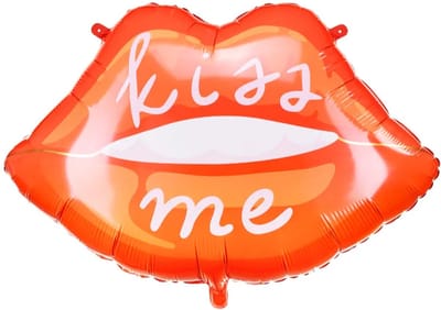Partydeco - Folieballon Lippen Kiss Me 86,5 x 65 cm