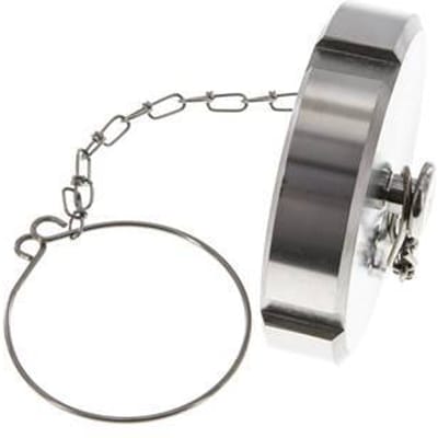 Blindwartel Rd78 X 1/6'' DN 50 RVS 1.4301 NBR DIN 11851 FDA 21 met Ketting