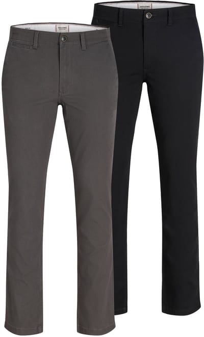 Jack & Jones Chinobroek 2-pack Slim Fit Chinobroek