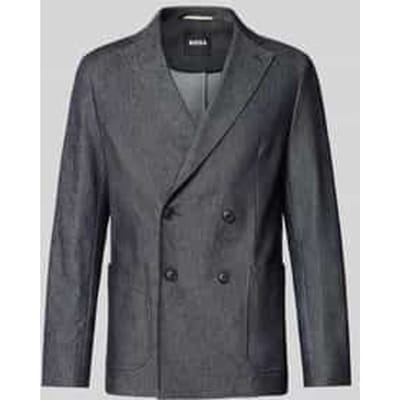 Slim fit 2-knoops colbert van een katoenmix, model 'HANRY'