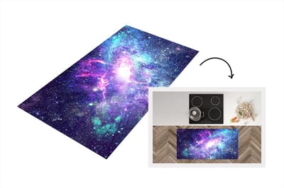Keukenloper - Loper keuken - Ruimte - Heelal - Kleuren - 120x60 cm - Keukenloper vinyl