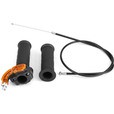 1 paar motorfiets accelerator elektrische twist speed gashendel met kabel zwart