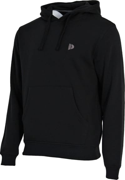 Donnay - Fleece sweater met capuchon (Sem) - Sporttrui - Heren - Black (020) - maat S