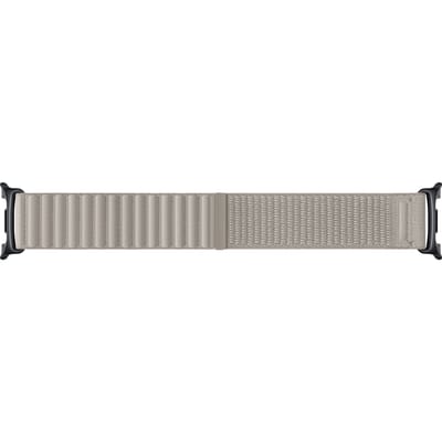 Originele Fabric Band voor de Samsung Galaxy Watch 9 (40/44mm) / Watch 8 (40/44mm) / Classic (46mm) - Maat M/L - Cream