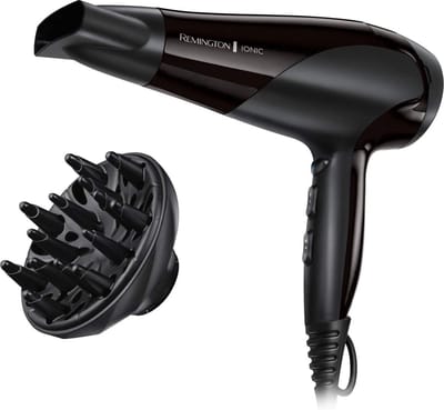 Remington E51 Ionic Dry 2200 (Haardroger, Krachtig, 2200 Watt, Ionische Technologie, Pluisvrij Resultaat, Difusser) D3198