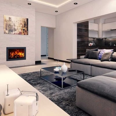 HOFTRONIC - Rome Badkamer inbouwspot Zwart - Lage inbouwdiepte 27mm - Kantelbaar en Dimbaar - 2700K Warm wit 6W 500lm - Grote inbouwspot 83mm - voor buiten, woonkamer, slaapkamer en badkamer - IP44 waterdicht