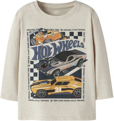 NAME IT- NMMJUNIOR HOTWHEELS LS NREG TOP BOX MAT - Jongens - T-shirt