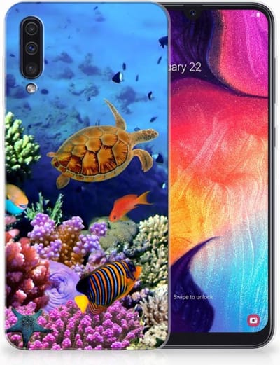 Samsung Galaxy A50 TPU Hoesje Vissen