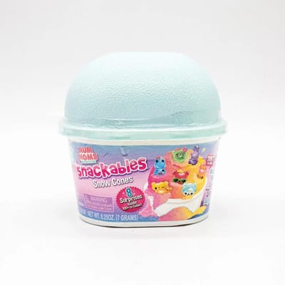 Snackables Sneeuwkegels Magische Geurende Verrassing NumNoms Roergebakken IJs Set Num Nom Speelgoed Kinder Verjaardagscadeaus hemelsblauwe kleur