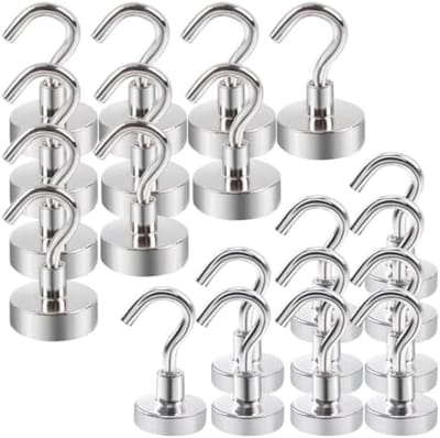 PromoHome Sterke Magnetische Haken Set - Zwaar Belastbaar voor Keuken en Werkplaats