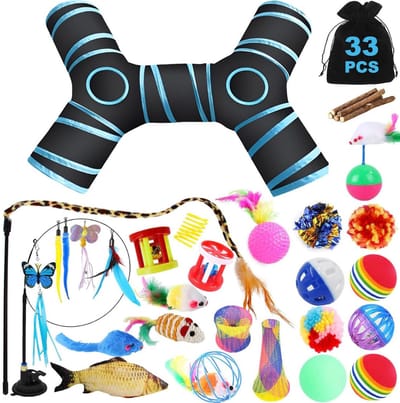 DailySupplies® Kattentunnel - Katttenspeelgoed - Kattenhuis