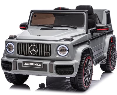 Mercedes G63 AMG Cabrio 12V Kinderauto Grijs