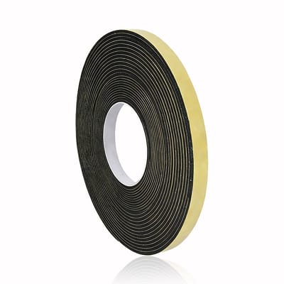 Dailygoods- Afdichtband 10m - Zelfklevend - Tochtstrip - Isolatietape - Trillingsdemping - Hittebestendig