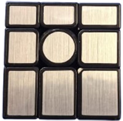 kubus puzzel zilver verschillende vormen. 6 x 6 cm