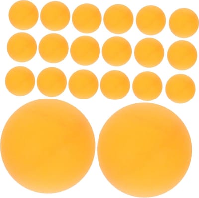 Tafeltennisballen - Oefenballen Pongballen - Training Competitie - Duurzaam Kunststof - 4 cm - Oranje