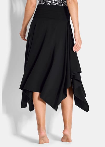 Multistyle rok met een brede tailleband - zwart - Gr. 38 van Goldner Fashion