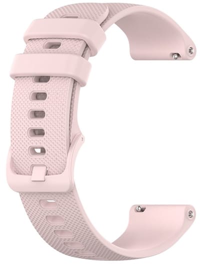 Siliconen Bandje voor Garmin Venu 3S / 2S / Vivomove 3S 18 mm – Zacht Roze