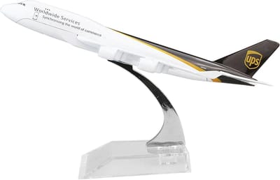 Gedetailleerd Diecast Vliegtuig Model Schaal 1:400 - Boeing 747 Vliegtuig voor Decoratie en Cadeau