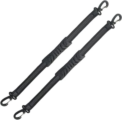 Draagriemen Set - Schouderbanden - Sportuitrusting Dragen - Verstelbaar en Dubbele Gespen - Set van 2 - Zwart