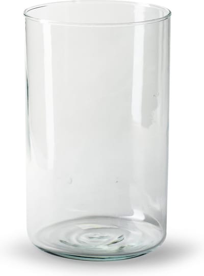 Jodeco Chelsea bloemenvaas - helder glas - cilinder vorm - 12,5 x 20 cm