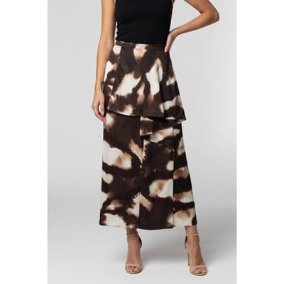 & Other Stories Floe Skirt Brown Maat: 34 | Midi Rokken Outlet | Dames | Bruin