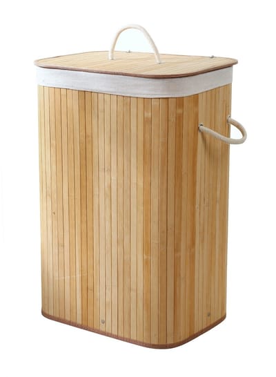 CALICOSY - Rechthoekige bamboe wasmand 70L H60 cm - YSA