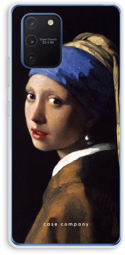 Case Company® - Hoesje geschikt voor Samsung Galaxy Note 10 Lite hoesje - The Pearl Earring - Soft Cover Telefoonhoesje - Bescherming aan alle Kanten en Schermrand