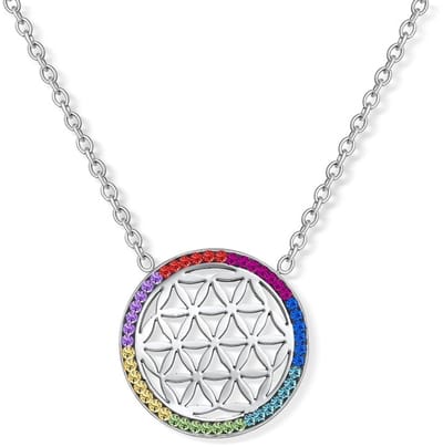Levensbloem in chakra wiel