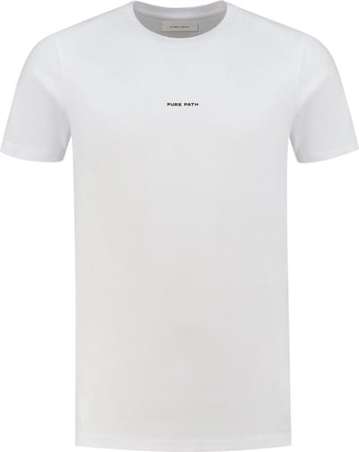 Purewhite - Heren Regular fit T-shirts Crewneck SS - White - Maat S