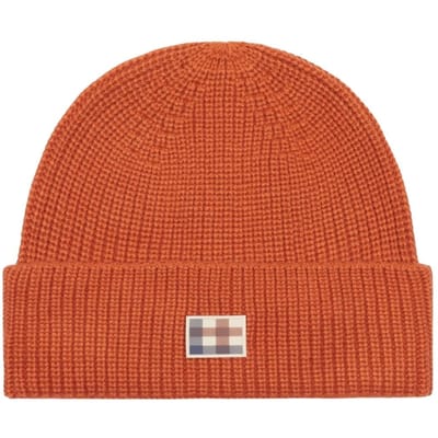 Aquascutum Unisex Active Wool Blend muts voor volwassenen (Roest Oranje)