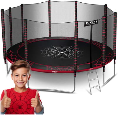 Neo-Sport - Trampoline - 465 cm - Veiligheidsnet - Inclusief Ladder