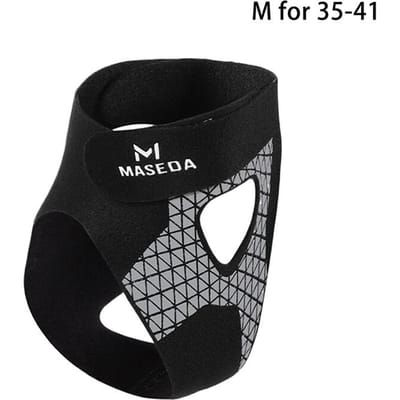 {Max-111} 1 Pièce Chevillère Ultra-Fine Sangle de Compression Stabilise les Tendons Mouvement Cheville Fixation Attelle Prévient les Entorses de la Cheville Qualité Professionnelle black