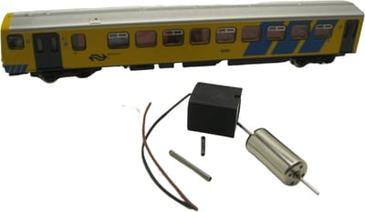 micromotor NF010 ombouwset voor Fleischmann NS Wadloper , Pendolino, BR 628