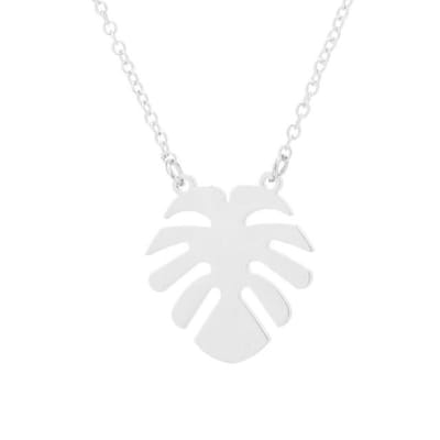 24/7 Jewelry Collection Hawaiiaanse Palmboom Ketting - Hawaï - Hawaii - Zilverkleurig