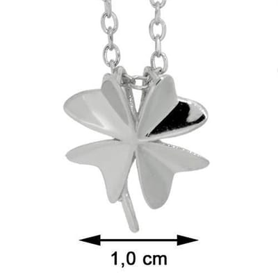 Blinx Jewels Zilveren Hanger Klavertje Vier incl. Ketting