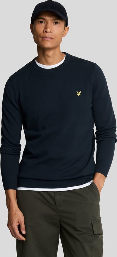 Ronde hals katoen pullover Lyle & Scott