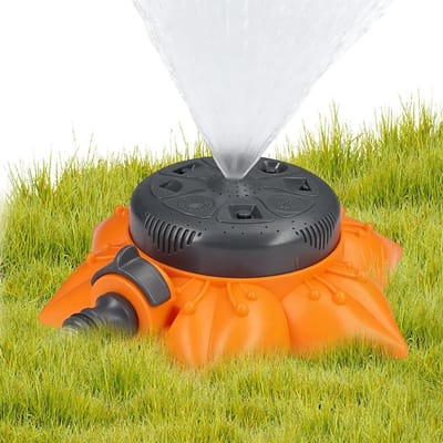 Gazonsproeier - Automatische sproeier - Tuin bewateren - 360 graden dekking - 20 x 19 x 5 cm - Groen