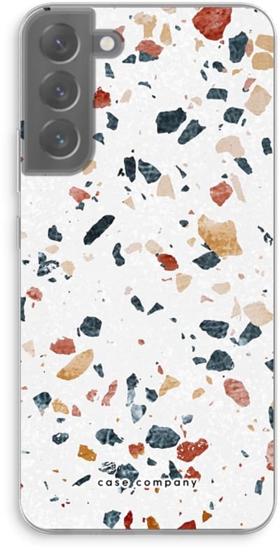 Case Company® - Hoesje geschikt voor Samsung Galaxy S22 Plus hoesje - Terrazzo N°4 - Soft Cover Telefoonhoesje - Bescherming aan alle Kanten en Schermrand