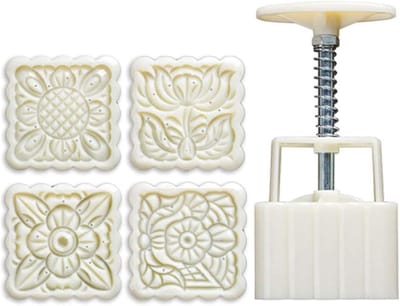 Dailygoods- Koekjesvorm - 5-delige Set - Duurzaam ABS-materiaal - Uitsteekvormen - Bakgereedschap - Voor Maankoekjes