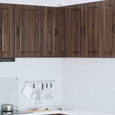 vidaXL - Vaatwasserpaneel - Kalmar - Bruin - Eiken - 57 - x - 57 - x - 80 - cm