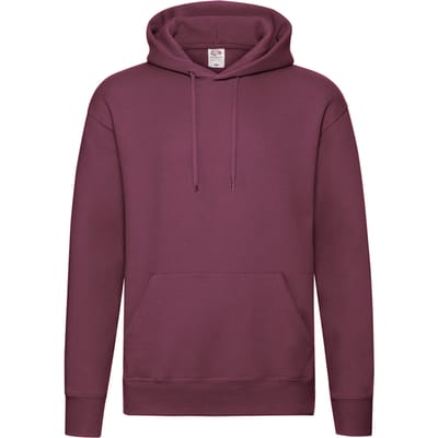 Fruit of the Loom Heren Premium 70/30 effen hoodie (Bourgondië)