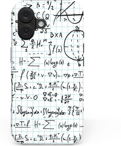 Casetastic hoesje geschikt voor Apple iPhone 16 - MagSafe - Dubbellaagse bescherming - Formule Impressie - Fashion Case - Wit Zilver