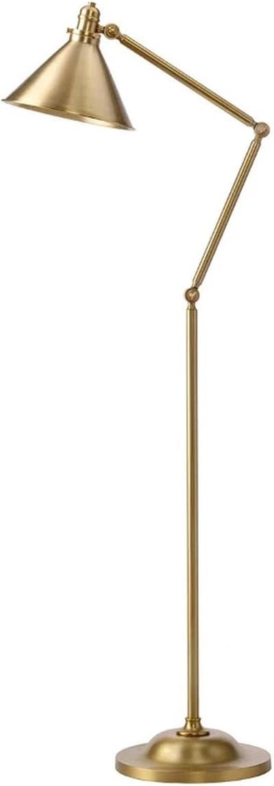 Bohemian Vloerlamp - Steady Lighting - Metaal - Bohemian - E27 - L: 58cm - Voor Binnen - Woonkamer - Eetkamer - Brons