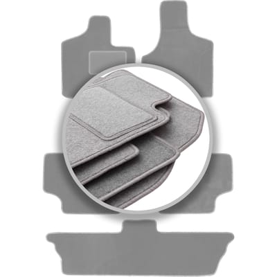 Grijze automatten voor: Dodge Caravan / Grand Caravan III 7-zits (2001-2007)