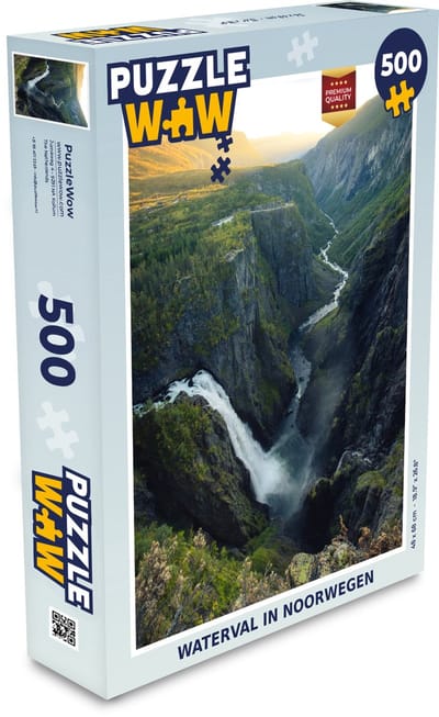 Puzzel Waterval in Noorwegen - Legpuzzel - Puzzel 500 stukjes
