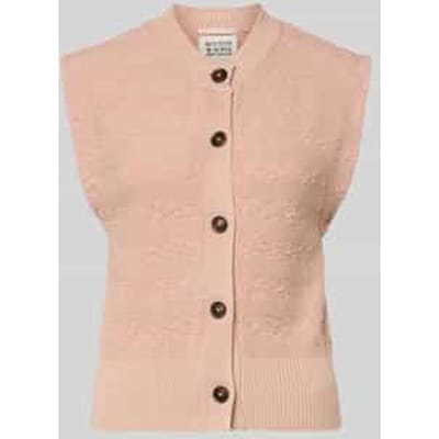 mouwloos vest met Ronde hals