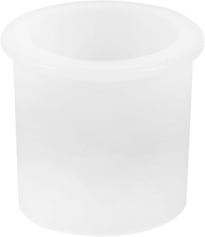 Paraplu Gat Plug - Tafel Ring - Terrastafel Stabiliseren - Eenvoudige Installatie - 7 x 7 x 6.5 cm - Wit