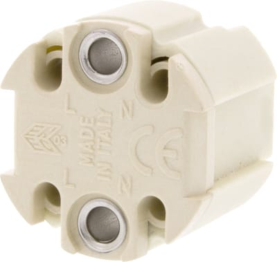 Elektra Lamphouder Halogeen wit, 2 stuks Type G9 0032046