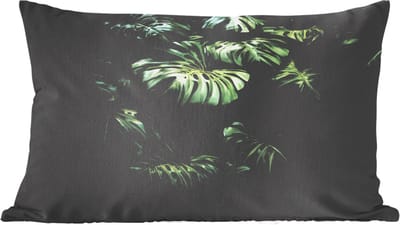 Sierkussens - Kussentjes Woonkamer - 60x40 cm - Plant - Monstera - Lichtinval